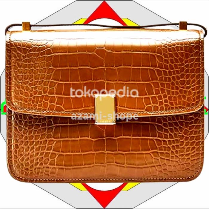Susen Croco Tas Selempang Dengan Kunci 2003 Ukuran M wanita perempuan