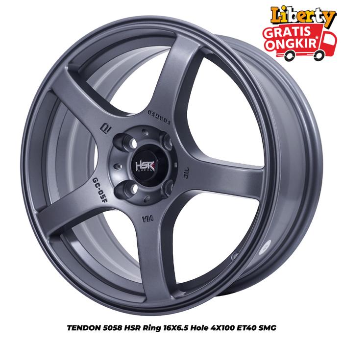 Hsr Tendon Ring 16x65 Pcd 4x100 Et40 Velg Mobil Brio Ayla Sigra Jazz