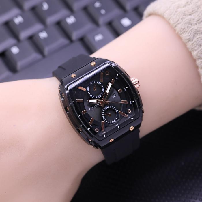 Jam Tangan Pria Fossil Tanggal Rubber New Arrival Best Seller