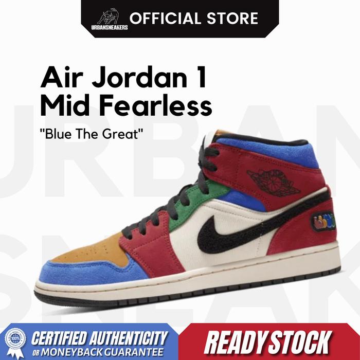 Nike Air Jordan 1 Mid Fearless Blue The Great Original | CU2805 100