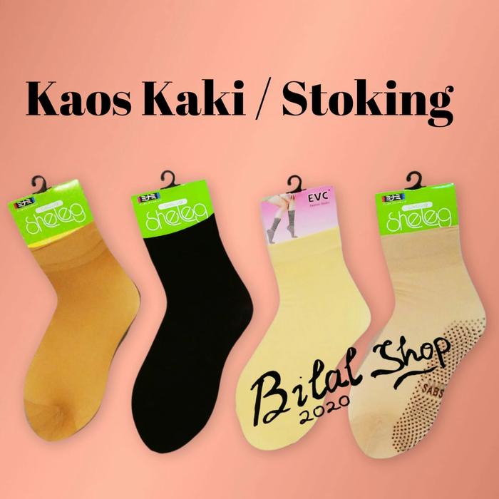 KAOS KAKI / STOKING TRANSPARAN MATA KAKI / KAOS KAKI STOKING BINTIK