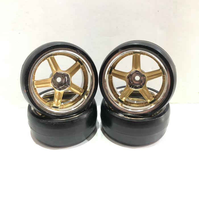 Velg dan ban rc drift yokomo volk rays GTC bekas