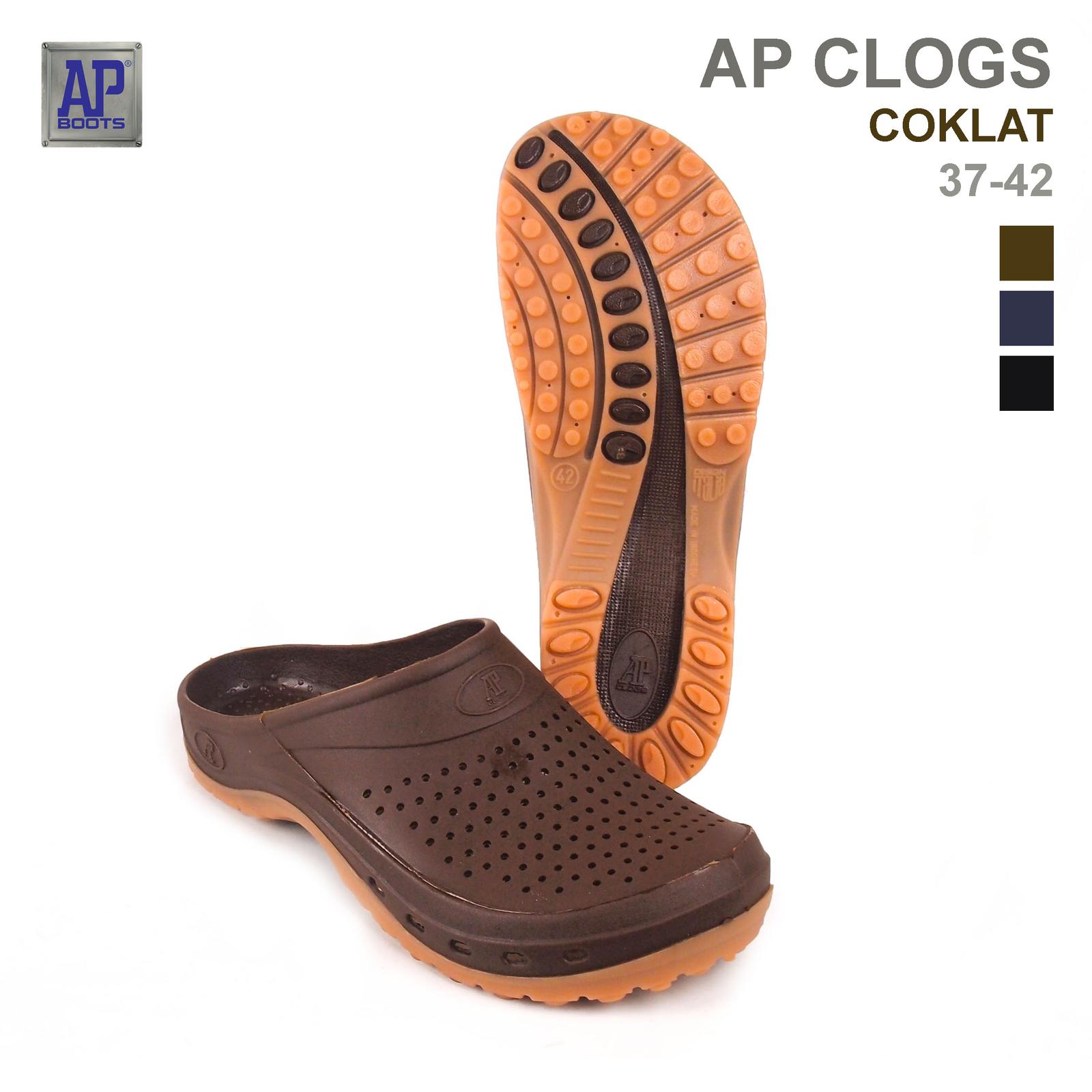 AP Clogs Coffee Brown