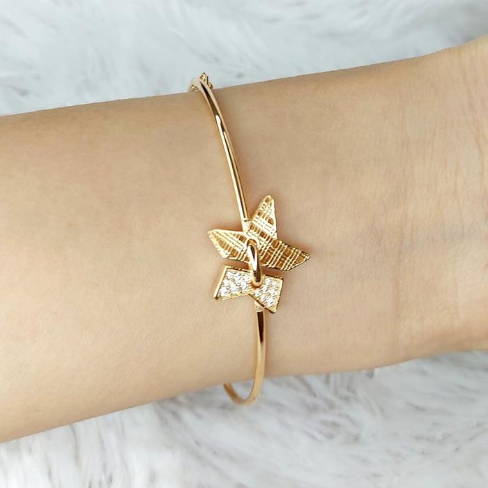 DDGL144 Gelang Bangle Bintang Star Permata Emas Gold UBS 70% 3.720gr