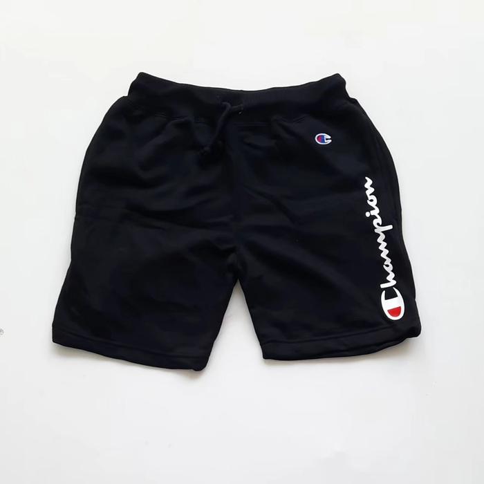 Champion short pants script, basic logo Original (Celana pria/ wanita)