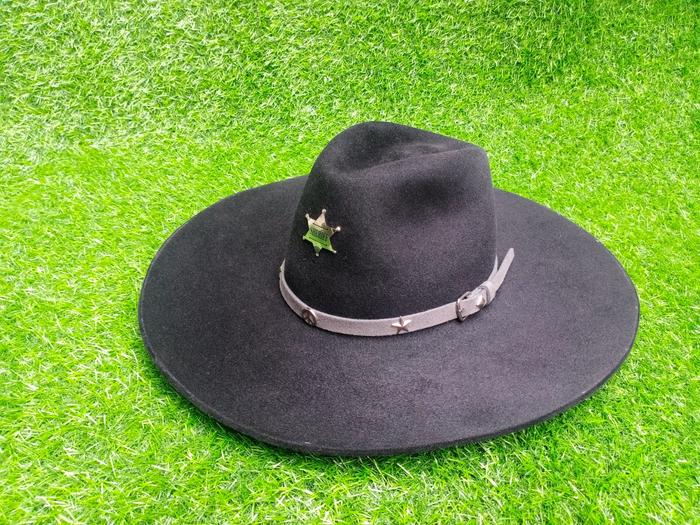 TOPI LAKEN MARLBORO BINTANG SHERRIF ORIGINAL BAHAN WOOL IMPORT