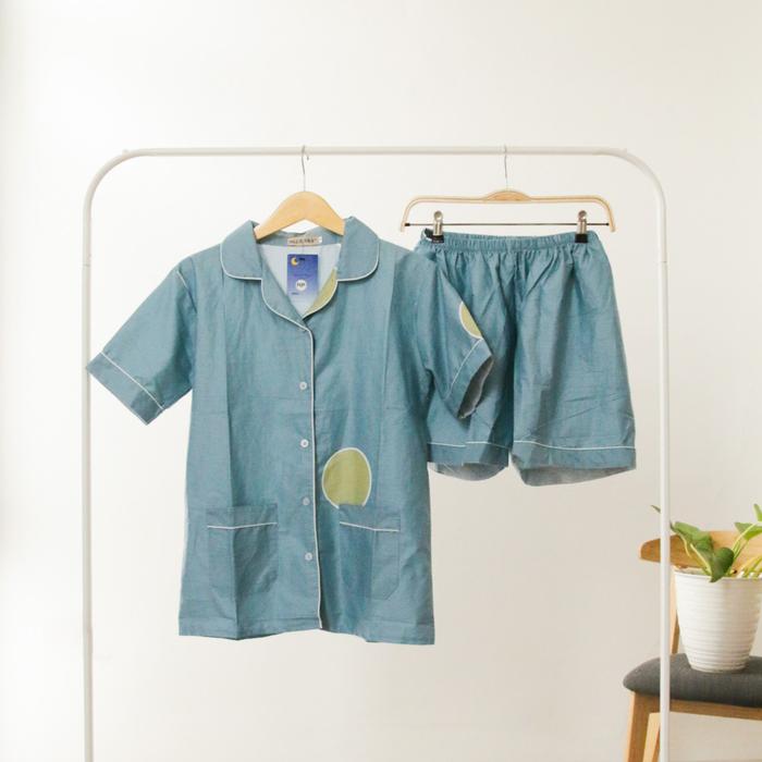 BAJU TIDUR PIYAMA KATUN JEPANG ORI - TENNIS BALL