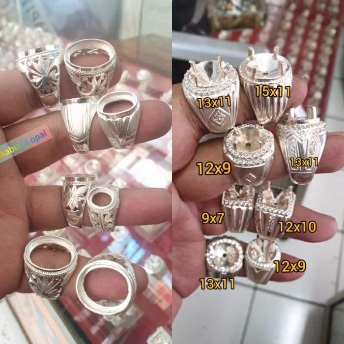 Cincin Ring Emban perak handmade model Terbaru Banting Harga