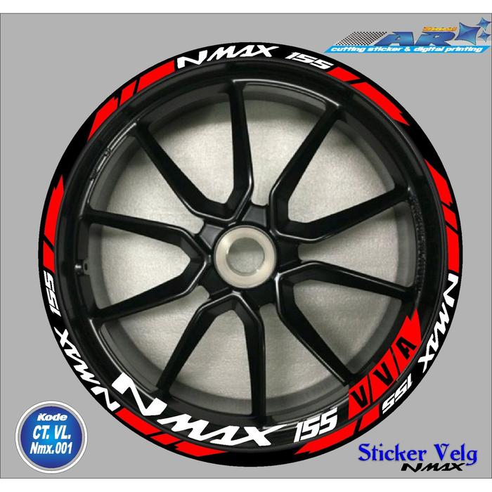 sticker cutting nmax sticker velg nmax 155