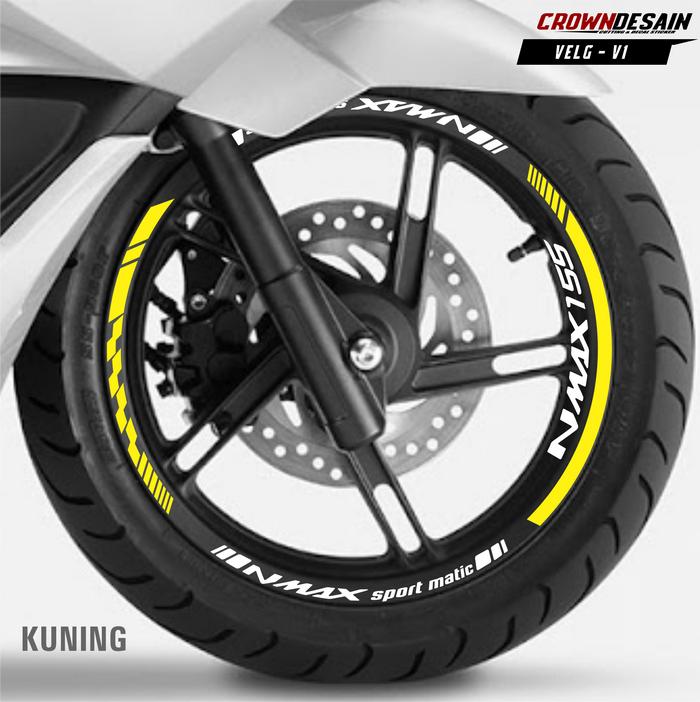 sticker velg nmax variasi velg cuttting sticker velg nmax