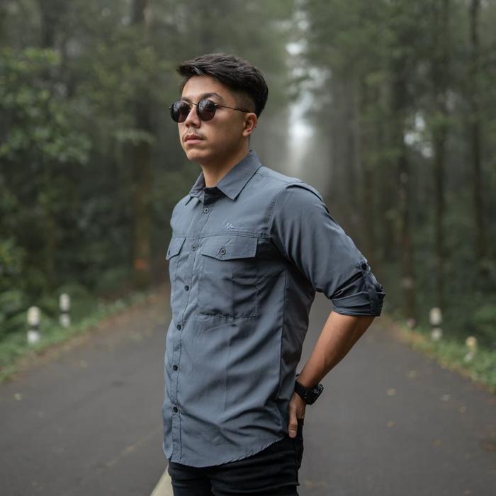 Kemeja Quick dry outdoor gunung cowok cewek not eiger rei consina new