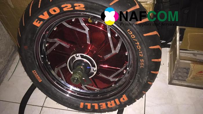 QS Motor HUB 12 inch 72v 3000 watt V4 Speed Ver plus ban Pirelli EVO