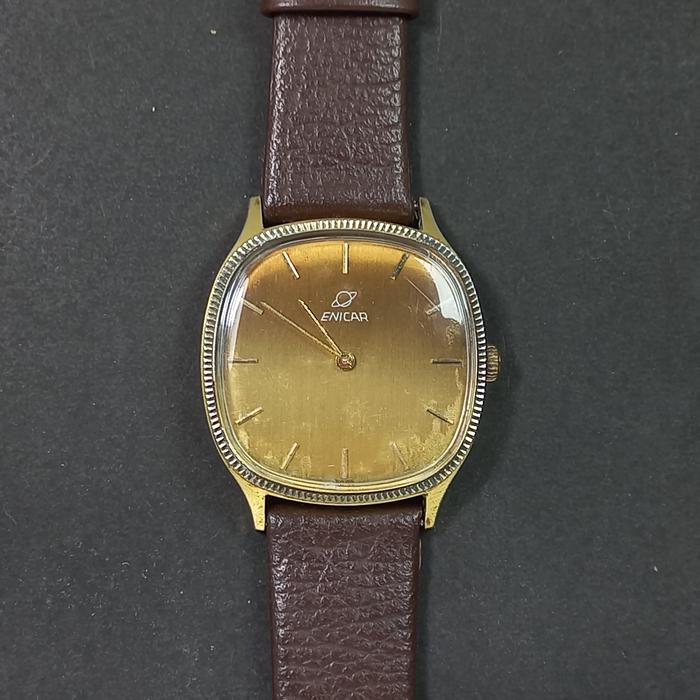 Vintage Enicar Gold Plated Watch
