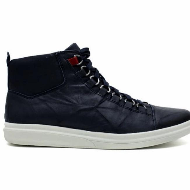 Sepatu Gino Mariani Gregory 1 Casual Men's Shoes cow leather Navy