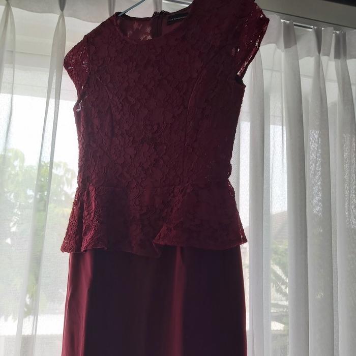 Dress red merah the executive original