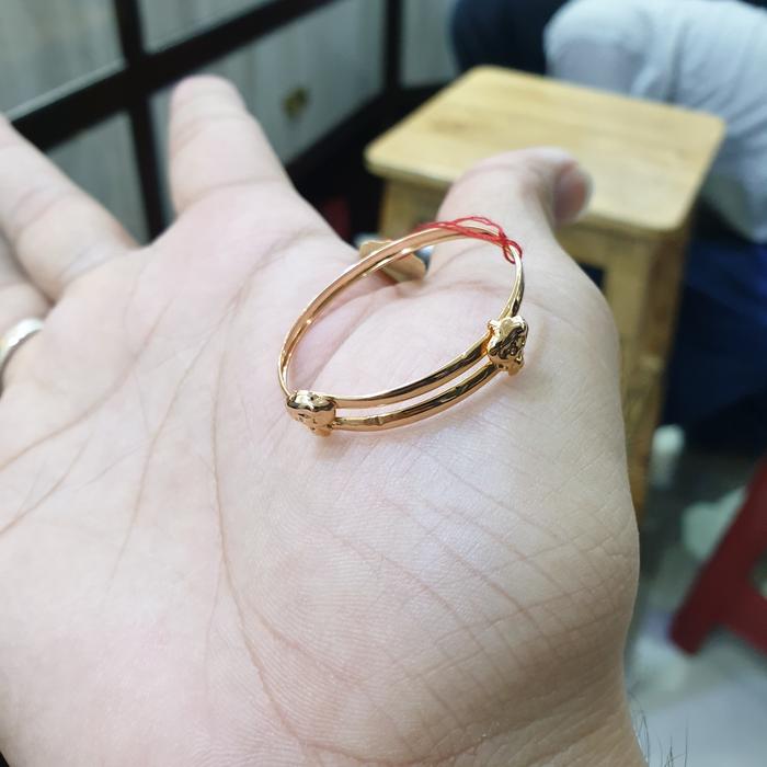 gelang serut anak emas 700