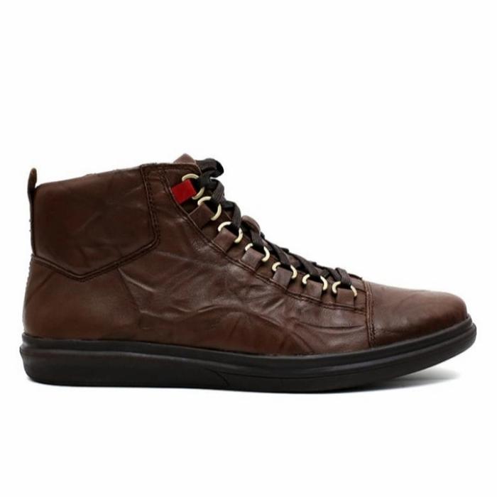 Sepatu Gino Mariani Gregory 1 Casual Men's Shoes cow leather Brown