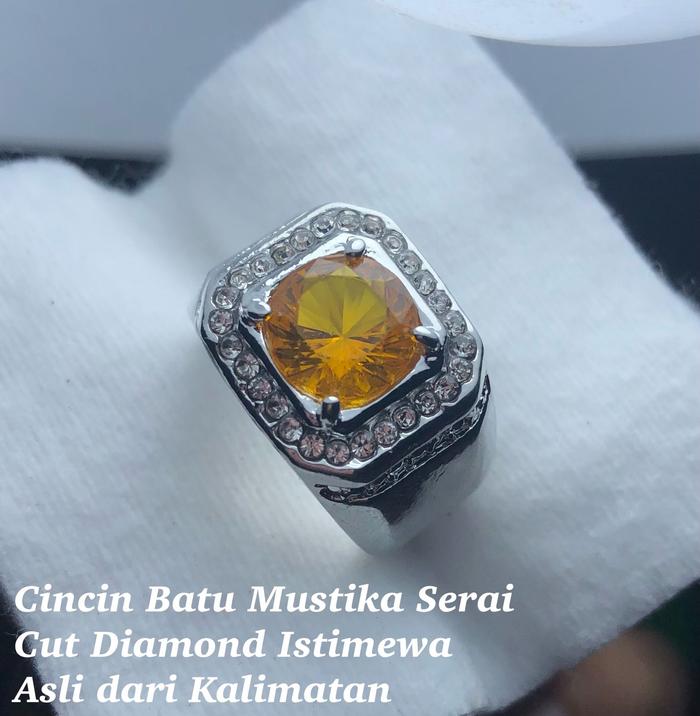 Cincin Batu Mustika Bunga Serai Asli dan Langka dari Kalimantan 07