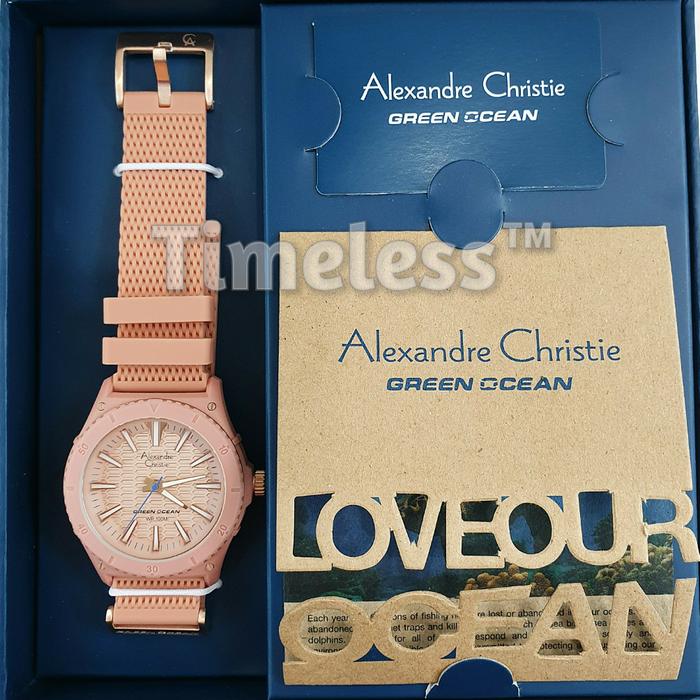 jam tangan alexandre christie ac 6584 MH Green Ocean