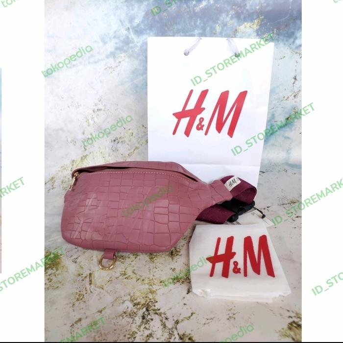 TAS SELEMPANG PRIA WANITA H&M CROCODILE ORIGINAL IMPORT PREMIUM