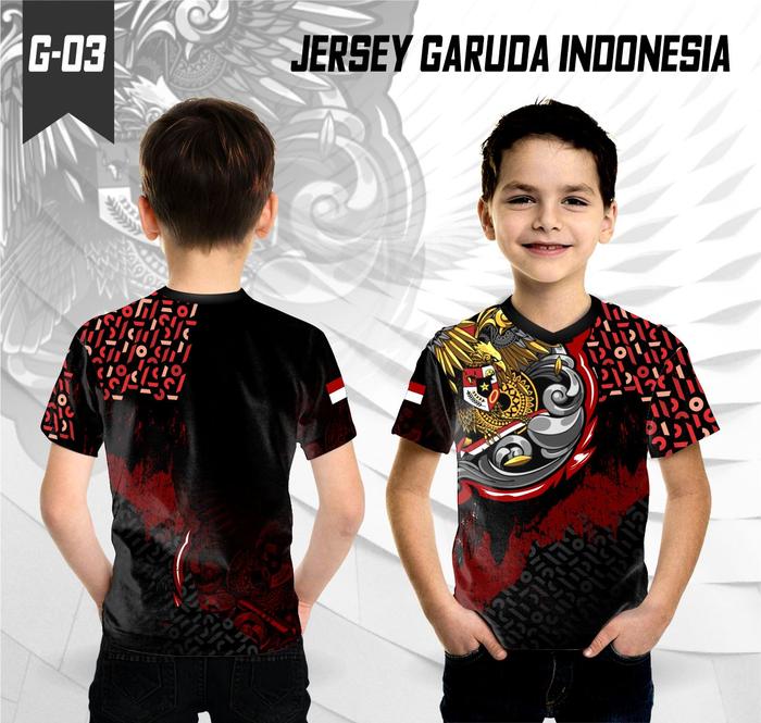 Jersey indonesia anak baju kaos garuda pancasila