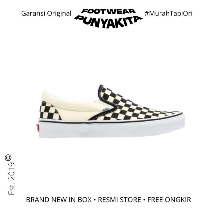 Vans Slip On Checkerboard (RESMI NAVYA)