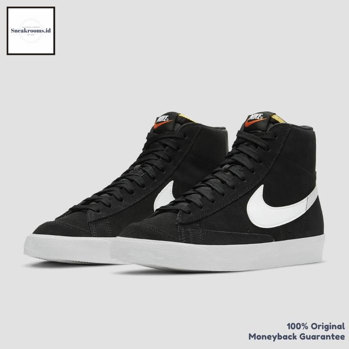 Nike Blazer Mid '77 Suede Black White Original Resmi (100% Authentic)