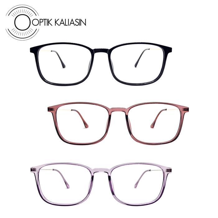 OPTIK KALIASIN - Frame kacamata pria wanita kotak square lentur 5586