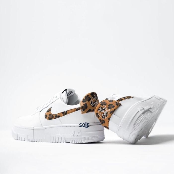 Air Force 1 Pixel Leopard White