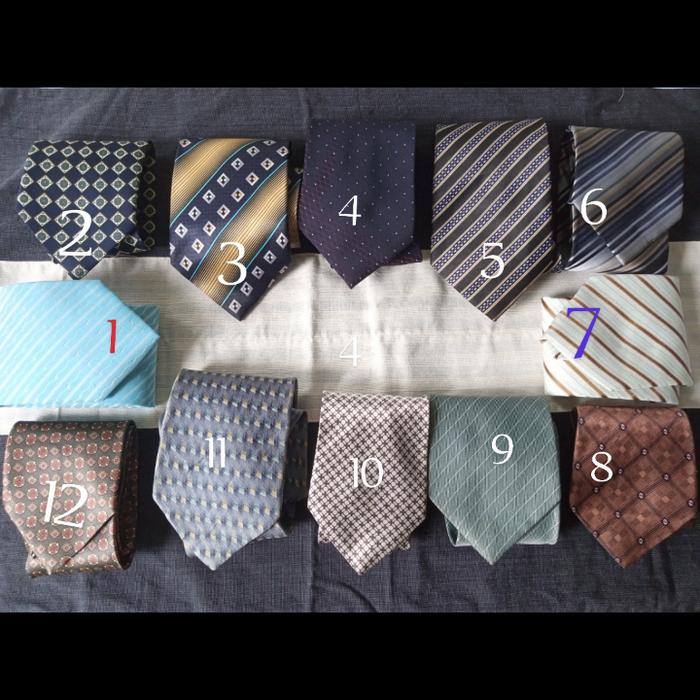 THRIFT GOODS Preloved / Preowned TIE - Dasi @3pcs