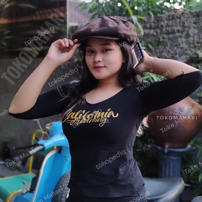 topi newsboy / topi jamur / topi kodok / flat cap / topi pet