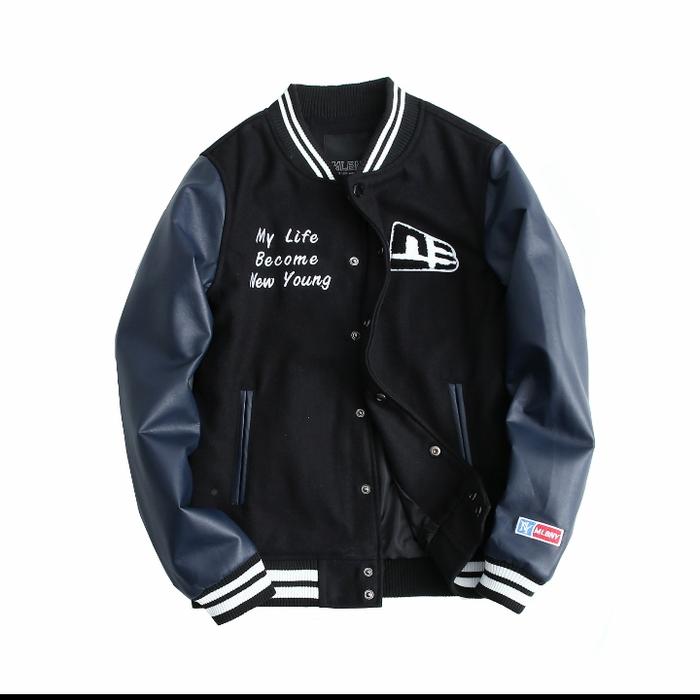 Varsity Jacket MLBNY Unisex Bomber Jacket [ Navy]