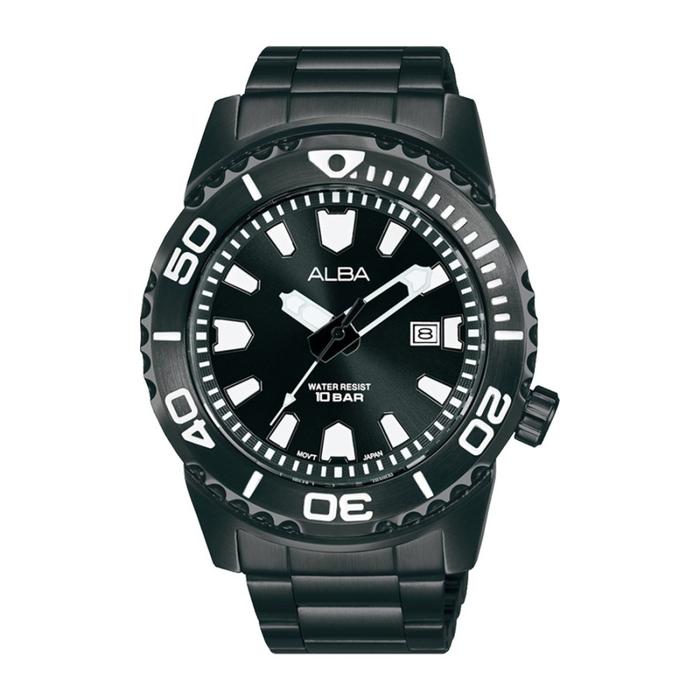 Jam Tangan Alba Pria AG8M01 AG8M01X1 Original Bergaransi 1 Tahun