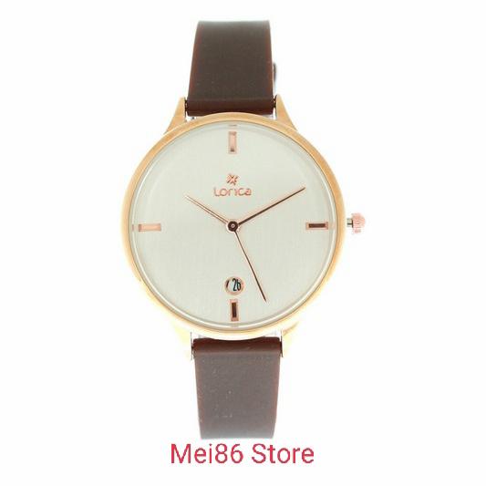 Jam Tangan Analog Wanita Linnea Coffee Lorica / n