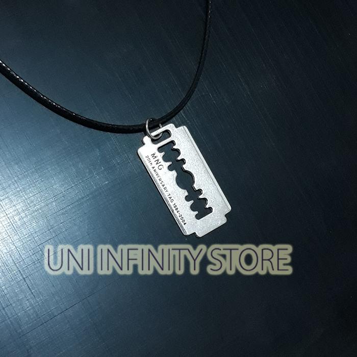 JWNE0450 Kalung Silet Simple Vintage Retro MNG Razor Necklace
