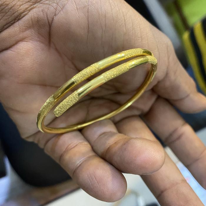 Gelang kerocong selisih emas asli kadar 99/24k