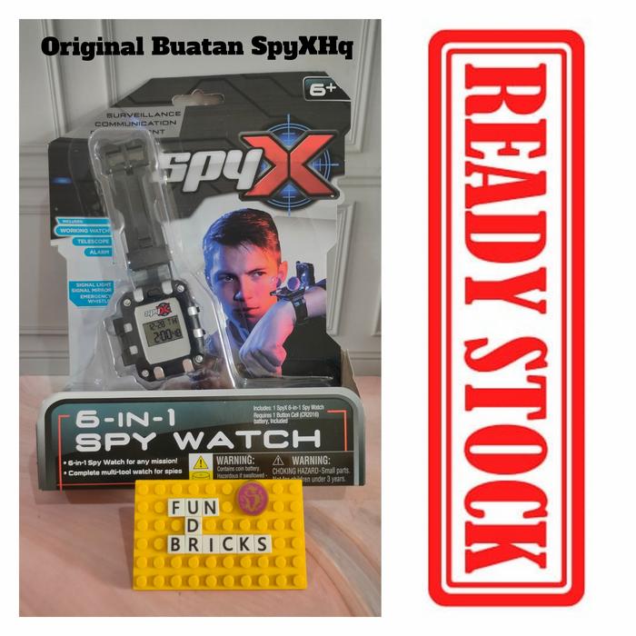 Spy X 6 In 1 Spy Watch Mainan Jam Tangan