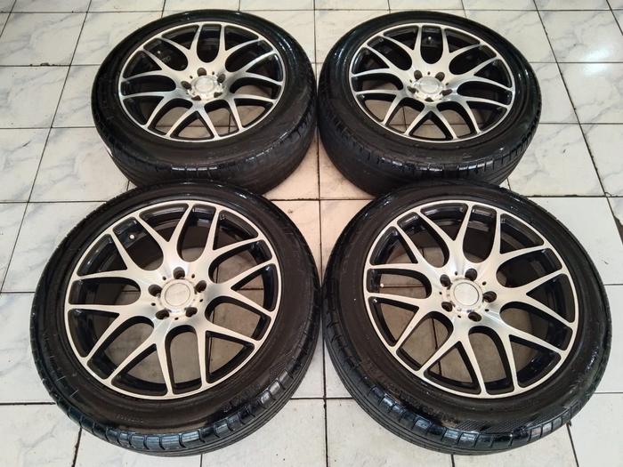 VELG PELEK SEKEN SECOUND HSR MANDONG RING 18 + BAN SEKEN 235 50 R18