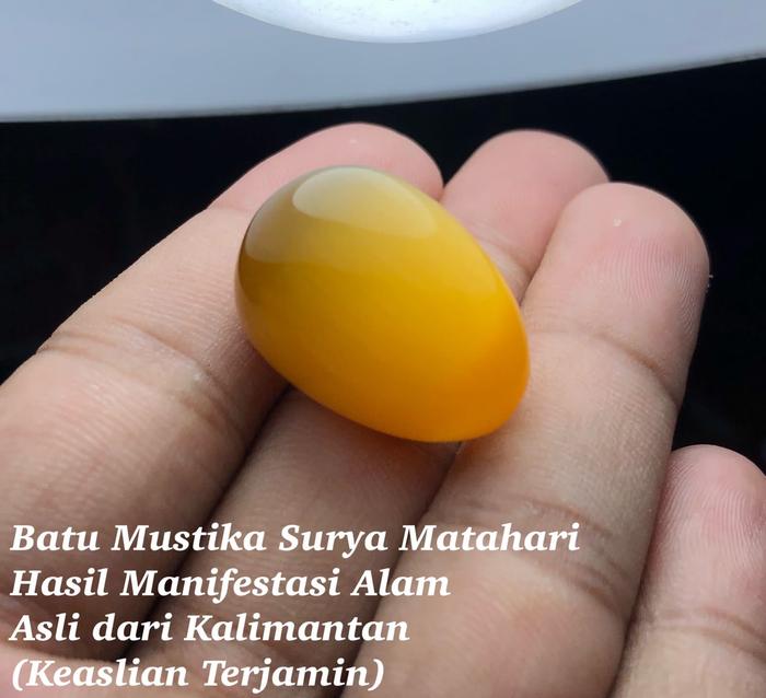 Batu Mustika Surya Matahari Asli dari Kalimantan