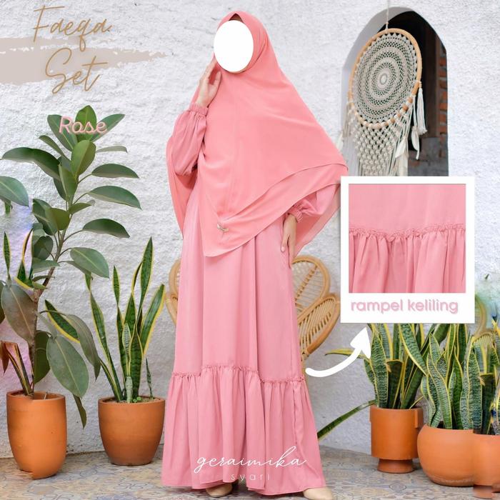 Gamis Faeqa Set Gerai Mika