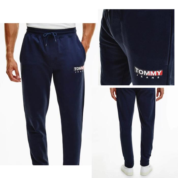 joger tommy hilfiger celana pria dan wanita training unisex terbaru