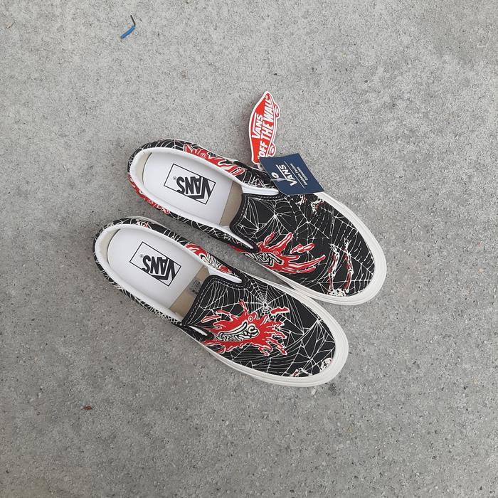 Vans Slip On 98 dx Anaheim Factory OG Spider Web Black