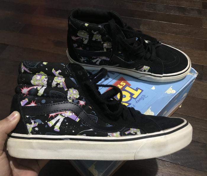 Original vans sk8-hi reissue toy story buzz lightyear size 7,5us / 40