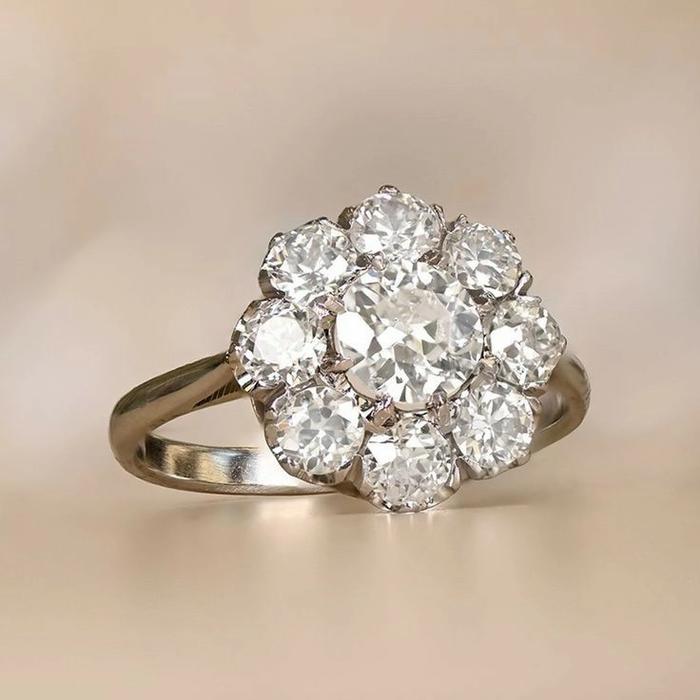 cincin emas wanita emas putih