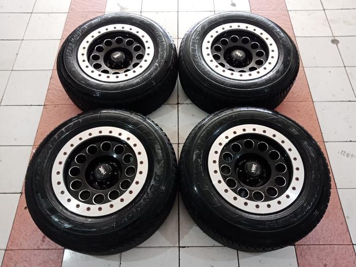 VELG PELEK MOBIL BEKAS OFFROUD HSR BEAT LOCK RING 17 + BAN 265 65 R17