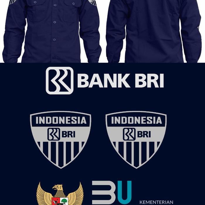 kemeja bank bri seragam kemeja bank bca mandiri bni