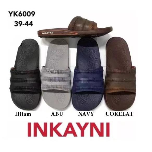 Sandal Pria INKAYNI 6009 Sandal Slop Polos Trendy