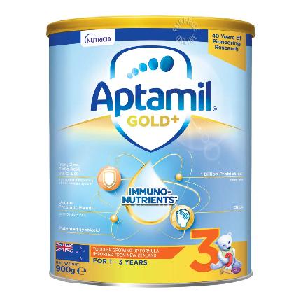 Aptamil Gold+ Toddler Growing Up Milk Formula Stage 3 900g SINGAPORE