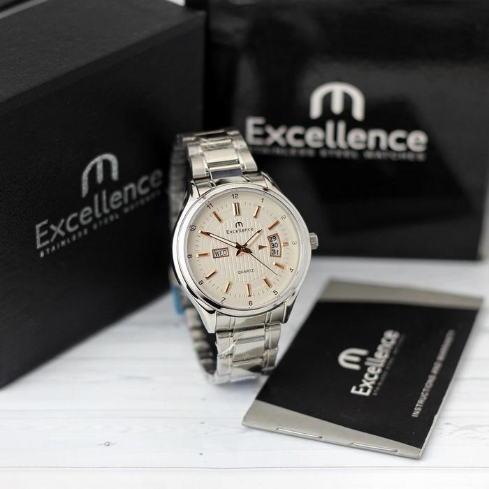 Jam Tangan Pria Excellence 8513 Original Quartz Analog