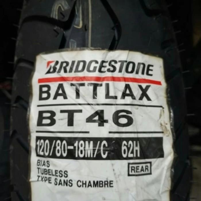 PAKETAN BAN LUAR BATTLAX BT46 UK120/80-18/EXEDRA 150/80-15 BAN TUBELES